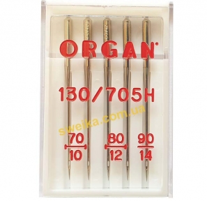 Голки ORGAN універсальні асорті №70-90 (5шт)