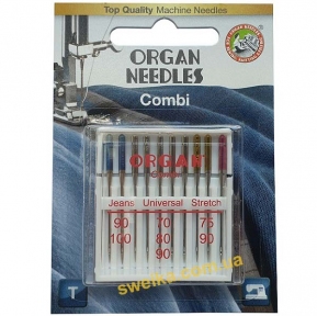 Иглы комбинированные ORGAN Combi box в блистере (10шт)