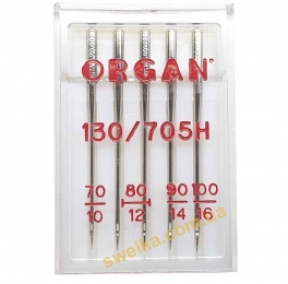 Иглы универсальные ORGAN Ассорти