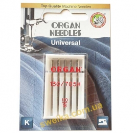 Голки ORGAN Universal №110 універсальні в блістері (5шт)