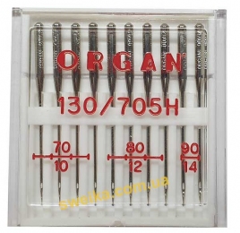 Універсальні голки ORGAN №70-90 (10шт)