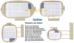 Пяльці для Brother Innov-is NV V3, 1500, NV-4000, NV-5000 (4шт)